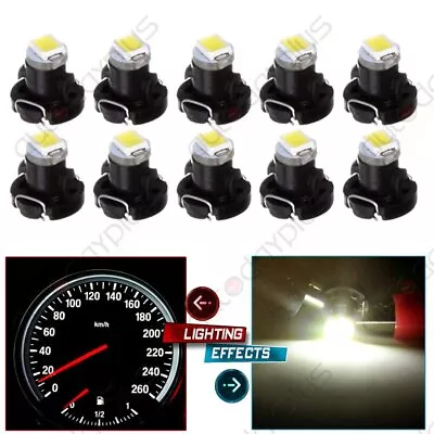 10x White T3 Neo Wedge Led Dashboard Panel A/c Climate Control Hvac Light Bulbs • $9.65