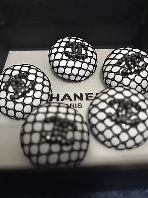 RARE X5 CHANEL BUTTONS! Fab Metal Set Of Chanel Buttons! Metal - Trés Chic • £65