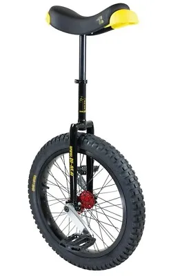 Unicycle QU-AX Muni Starter 20 Inch Black Alu Rim Tire Black • £257.77