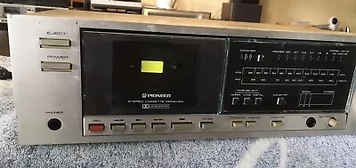 Vintage Pioneer Receiver RX10 Stereo Cassette Receiver Casseiver PARTS No Power • $26