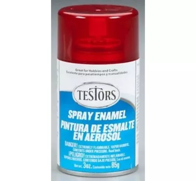 Testors Candy Apple Red Enamel Spray Paint 3oz • $9.49