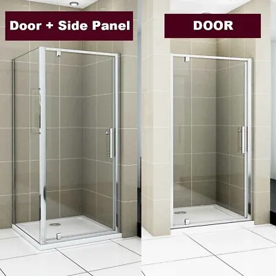 Aica Pivot Shower Door Enclosure Cubicle Tray Waste 700/760/800/860/900/1000mm • £81