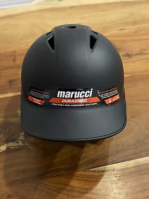 Marucci Duraspeed Batting Helmet S Matte Black Hat Size 7 1/4- 7 5/8. • $30