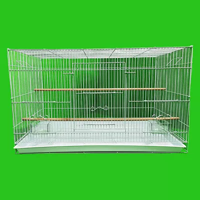 Foldable Stackable Finch Budgie Canary Parakeet Flight Bird Cage X 2 Cage 76cm • $89.95