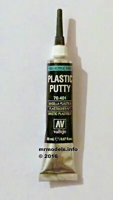 £3.25 • Buy AV Vallejo Modelling Plastic Putty / Filler Acrylic Resin 20ml Tube New 70.401