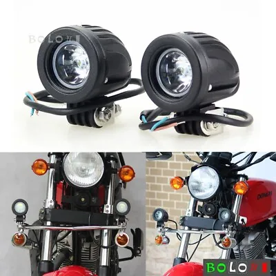 $35.88 • Buy Pair Motorcycle Headlight Spot Fog Lights LED For BMW R1200GS F800GS F700GS F650