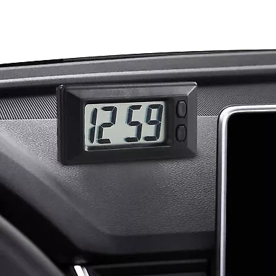 Mini Car Clock Auto Time Electronic Digital Clock Portable Mini Clock For Car • $10.76