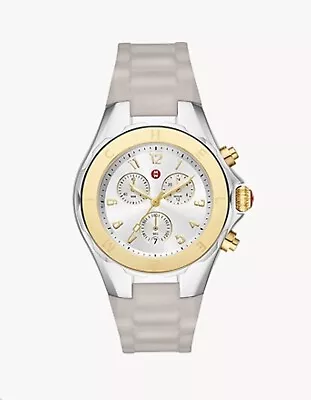 Michele Watch Cream Jelly Bean Chronograph Watch Brand New In Box MSRP $445 • $280