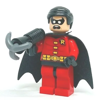 LEGO Robin Minifigure Black Cape Super Heroes Batman II 6860 6857 30166 • $10.27