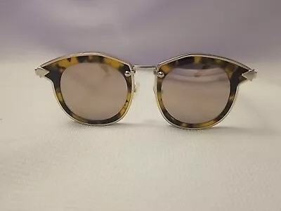 Karen Walker Helter Skelter Women's Handmade Tortoise Sunglasses • $59.98