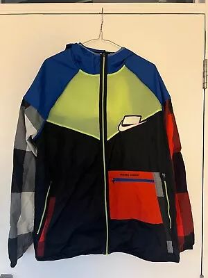 Nike Full Zip Windbreaker Jacket Mens Large RETRO • $49