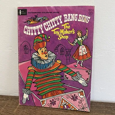 $19.99 • Buy Vintage 1968 Chitty Chitty Bang Bang Watkins Toy Makers Shop Coloring Book
