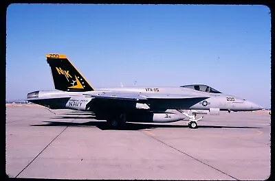 209-01 ORIGINAL K64 SLIDE: USN McDD F/A-18C Hornet 165781/NK-200 VFA-115 • $5