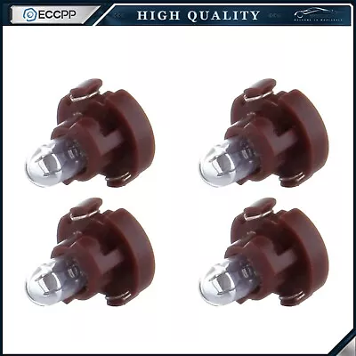 4pcs T3 NEO WEDGE HALOGEN LIGHT BULBS A/C CLIMATE HEATER CONTROL LAMP WARM WHITE • $8.39