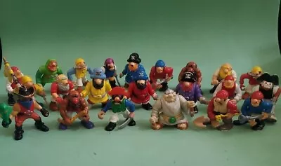 Vtg Fisher Price Great Adventures Pirates Shipmates Mix Action Figure Lot Of 22 • $59.99