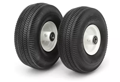 Lapp Wheels 4.10/3.50-4 Heavy Duty Pneumatic Tire Wagon/Hand Truck (2-Pack) • $27.89