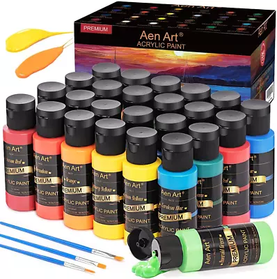 Airbrush Paint DIY Acrylic Paint Color Set For Hobby Model Artists 24 Colors  • $26.89