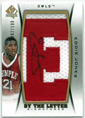 $33.95 • Buy Eddie Jones Signed 2012-13 SP Authentic Basketball By The Letter On Patch Card