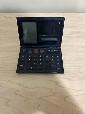 $18.99 • Buy Texas Instruments Paperless Printer Vtg Folding Calculator TI-2800 Tested Works