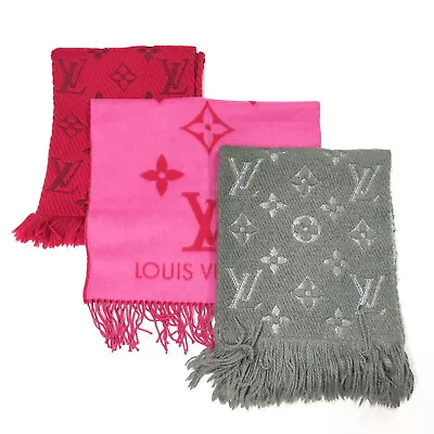 Louis Vuitton LV Scarf  Scarf 3 Set Reds Wool 1554466 • $320