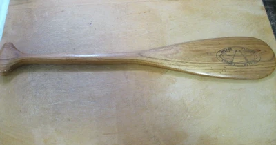 $69 • Buy VTG McCANN PADDLES CORNELL WI WOOD SALESMAN SAMPLE CANOE PADDLE 20 INCHES LENGTH