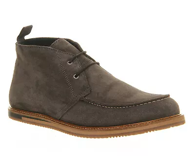 Ask The Missus Metz Apron Chukka Shoes Boots In GREY SUEDE UK 10 / EUR 44 • £45.59