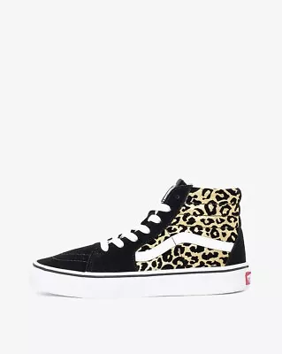 Vans Unisex Kids And Women's Sk8 Hi Leopard VN0A4UI2ABS GS US Size 6.5 • $29.99