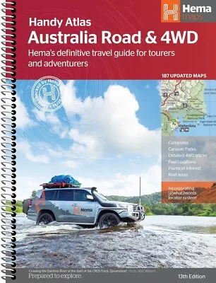$38.89 • Buy Australian Road & 4WD Handy Atlas Hema 13th Edition Book Paperback New Maps