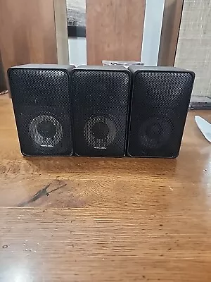 3Vintage Realistic Minimus -7 Black Bookshelf Speakers 40-2030C  • $50