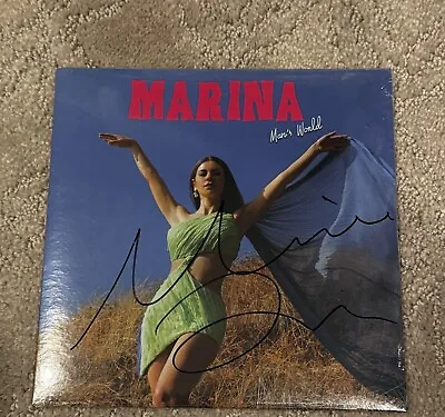 Marina And The Diamonds Man’s World Signed 7” Pink Vinyl (Autographed On Shrink) • $125