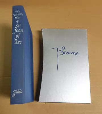 £6.95 • Buy Saint Joan Of Arc Vita Sackville-West Folio Society With Slip Case Ref BB32