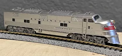 Kato E5A Burlington Silver Pilot #9911 Silver Streak Zephyr DCC Ready N-Scale • $113