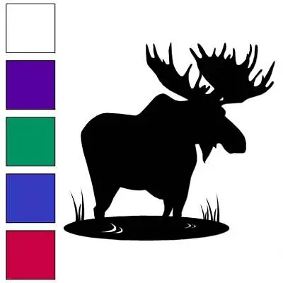 Moose Pond Vinyl Decal Sticker Multiple Colors & Sizes #6344 • $3.22