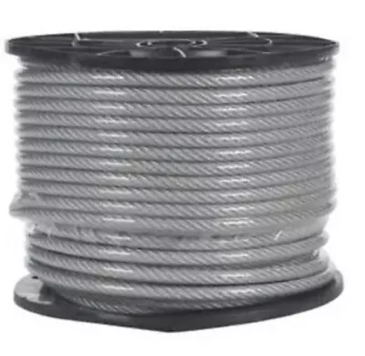 Campbell Chain 7000897 Vinyl Coated Aircraft Cable 200' 1/4  • $99.99