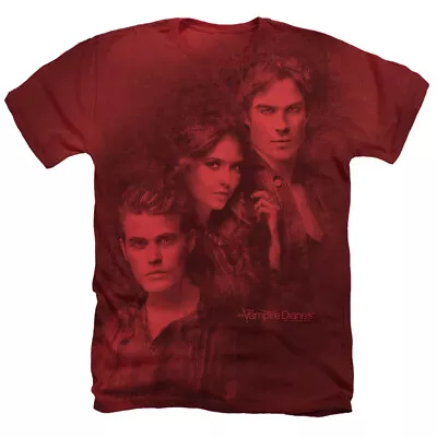 The Vampire Diaries  Love Sucks  Heather Allover Print T-Shirt • $34.59