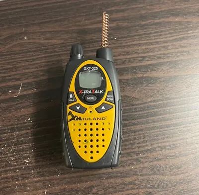 Midland GXT-325 Walkie Talkie Yellow Xtra Talk Untested • $15