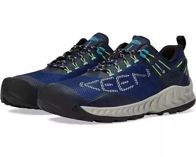 Keen Men's NXIS Evo Waterproof Hiking Shoes (Blue) Brand New With Box • $89.99
