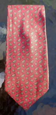 Vineyard Vines Silk Men's Neck Tie Watermelon Slice Print On Coral • $7.95