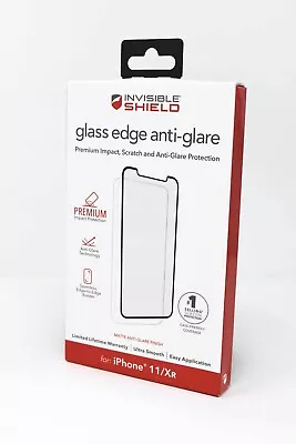 $8.75 • Buy Zagg Invisible Shield Glass Edge Anti-Glare Screen Protector For IPhone 11 / XR