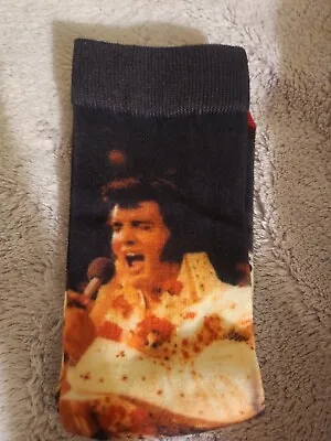 Super Cool Unisex Footwear Socks Elvis Presley The King 🎵🎶❤️ • $9.99