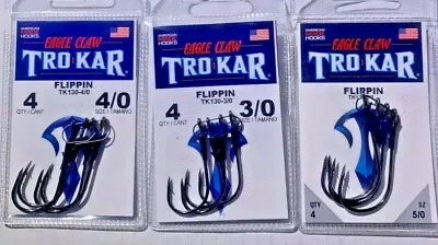 Lazer Trokar TK130  Flippin' Hook Packs & Value Packs   - Choice Of Sizes • $9.99