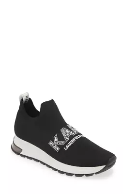 Karl Lagerfeld Women's Maries Crystal Sneaker - (Black) • $128.25