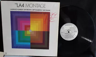 LA4-Montage-Almeida-Brown-Hamilton-Shank-Concord Jazz CJ-156-Vintage '81 Jazz LP • $11.99