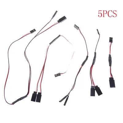 5x Servo Extension Cord Lead Y Wire Receiver Cable For RC Airplane Car JD_P_ • £5.82