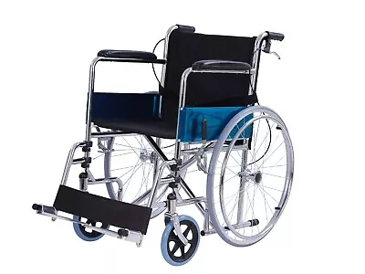 Wheel Chair Wheelchair Easy Folding 24 Inch Wheels Lightweight Mobility Portable • $178