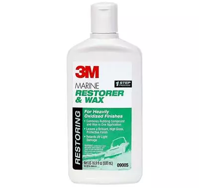 $49.99 • Buy 3M Marine Restorer Wax 09005 500ml Boat Vessel Marine Yacht Fibreglass Gelcoat