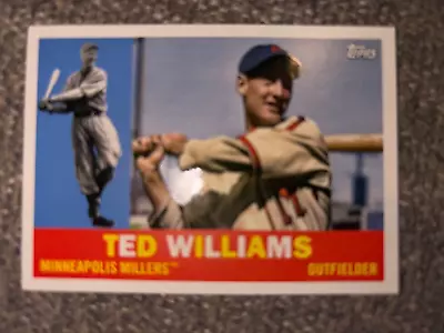 2022 Topps Pro Debut Milb Legends Ted Williams # MiLB-15 Minneapolis Millers • $1.69