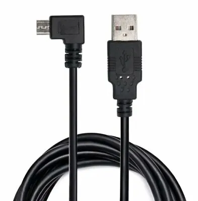 1m Right Angle Micro USB Charger Cable Compatible With TomTom Go 6200 Sat Nav • $11.42