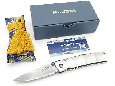 Mcusta Seki Japan Take MC-33D VG-10 Damascus Bamboo Folding Pocket Knife No Clip • $209.95