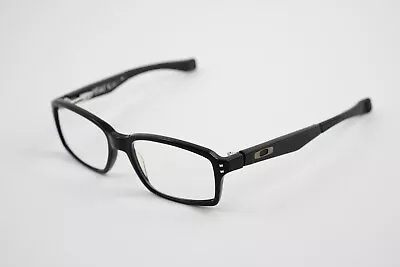 Rare! OX1041-0152 FAT CAT Oakley Polished Black Eyeglasses Frames 52-17 • $110